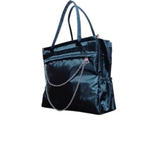 bolso universitario con cadena
